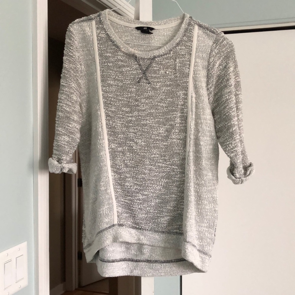 Grey casual top